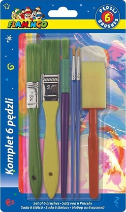 Attēls no KAEM Zestaw pdzli i pdzli g±bkowych 6szt