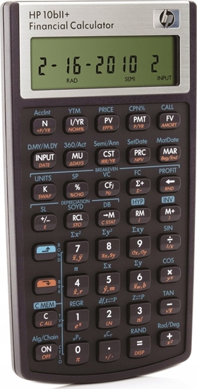 Picture of Kalkulator HP HP 10bII+ Financial Calculator-Bluestar - Finanní kalkulátor