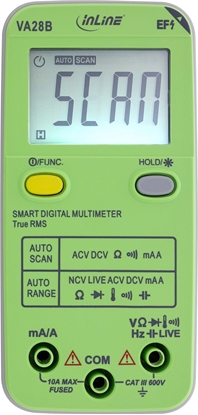 Picture of Kalkulator InLine InLine® Multimeter with Auto-Range and Autoscan, pocket size