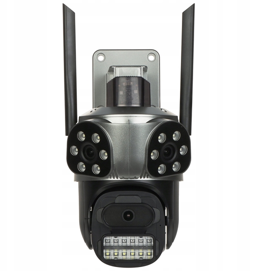 Изображение KAMERA IP OBROTOWA ZEWNTRZNA ICSEE-W92SD-3 Wi-Fi Full-Color PANORAMICZNA 3 X 3 Mpx 3 X 3.6 mm
