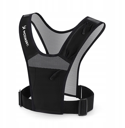 Picture of Kamizelka Wozinsky WKDB1 do biegania odblaskowa z kieszeniami - czarna