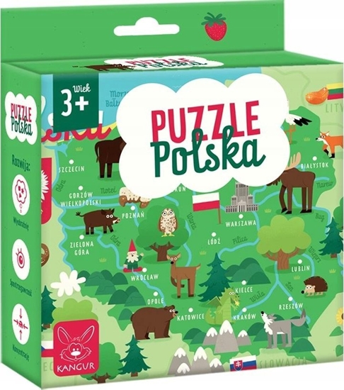 Picture of Kangur Puzzle Polska 3+ 41718