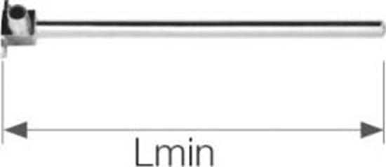 Изображение KAN-therm kolano Push z rur CU ze wspornikiem, niklowany 12x2 (1109068020)