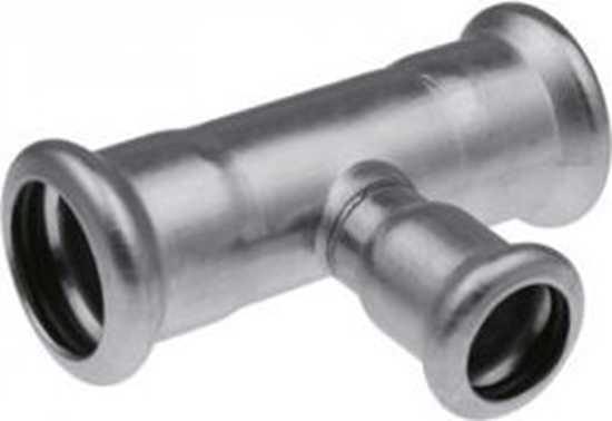 Изображение KAN-therm trójnik 76.1x42.0x76.1 Inox Press (1609260038)