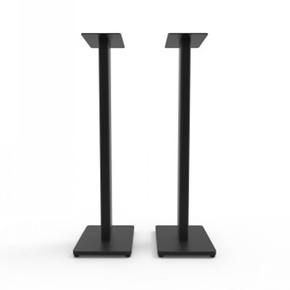 Attēls no KANTO AUDIO 34" UNIVERSAL BOOKSHELF SPEAKER FLOOR STAND - BLACK (PAIR)