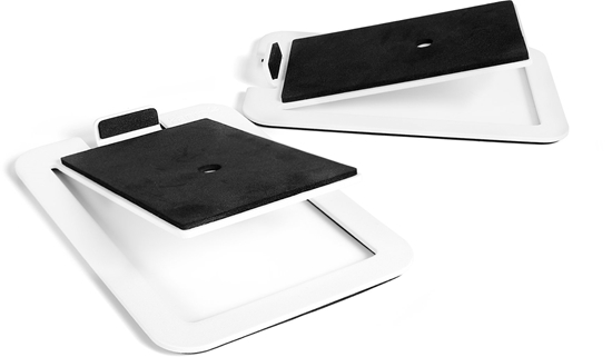 Picture of KANTO AUDIO DESKTOP SPEAKER STANDS FOR MIDSIZE SPEAKERS - WHITE (PAIR)