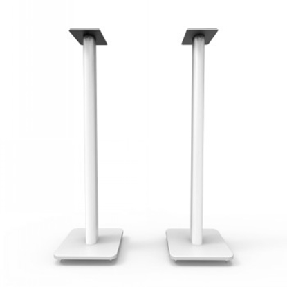 Attēls no KANTO AUDIO PAIR - 26" UNIVERSAL BOOKSHELF SPEAKER STANDS - WHITE (PAIR)