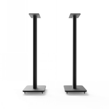 Attēls no KANTO AUDIO PAIR - 32" UNIVERSAL BOOKSHELF SPEAKER STANDS - BLACK (PAIR)