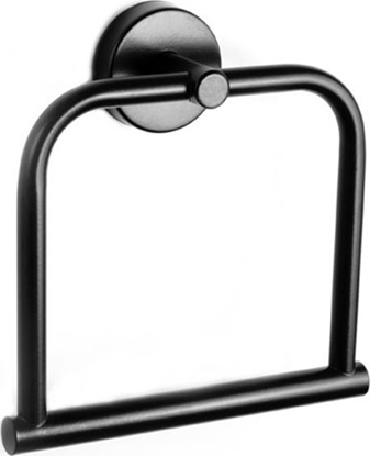 Attēls no KAPITAN Towel ring Kaptitan UNO 12 24 55, black matte