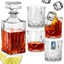 Attēls no Karafka i Szklanki do Whisky Szklane VILDE 900 ml + 4x300 ml 5 el.