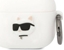 Изображение Karl Lagerfeld Etui Karl Lagerfeld KLA3RUNCHH Apple AirPods 3 cover biay/white Silicone Choupette Head 3D