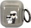 Изображение Karl Lagerfeld Karl Lagerfeld KLA2HNKCTGK Airpods 1/2 cover czarny/black Gliter Karl&Choupette