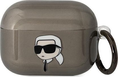 Изображение Karl Lagerfeld Karl Lagerfeld KLAPHNIKTCK AirPods Pro cover czarny/black Karl`s Head