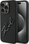Изображение Karl Lagerfeld Karl Lagerfeld KLHCP15LSKSBMCK iPhone 15 Pro 6.1" czarny/black hardcase Silicone Karl Script