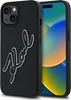 Picture of Karl Lagerfeld KLHCP15S3DRKSDLK iPhone 15 6.1" black/black hardcase 3D Rubber Signature