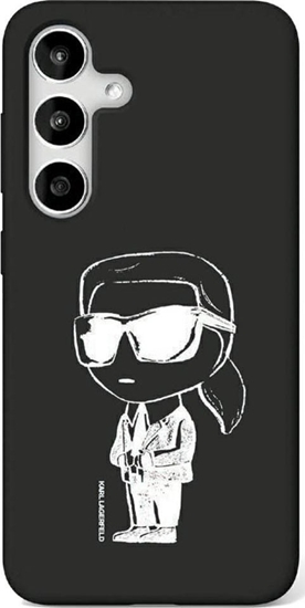 Picture of Karl Lagerfeld Silicone Graffiti Ikonik Printed Logo MagSafe Case for Samsung Galaxy S25 Ultra