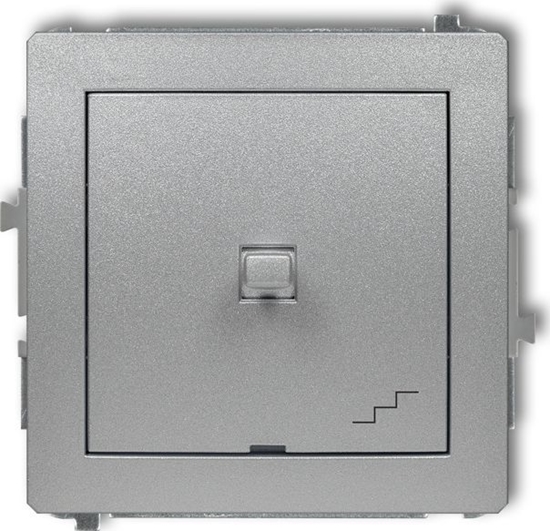 Picture of Karlik DECO cznik schodowy w stylu amerykaskim srebrny metalik 7DWPUS-3