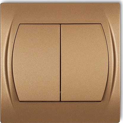 Attēls no Karlik LOGO cznik wiecznikowy podwietlany zoty metalik 8LWP-2L