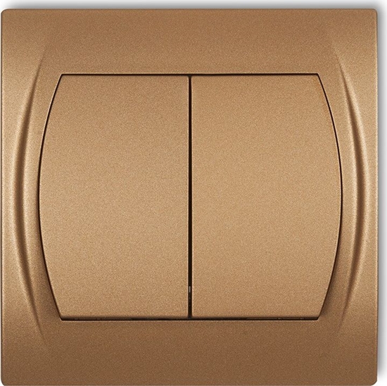 Picture of Karlik LOGO cznik wiecznikowy podwietlany zoty metalik 8LWP-2L