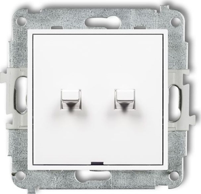 Picture of Karlik MINI cznik wiecznikowy w stylu amerykaskim biay MWPUS-2