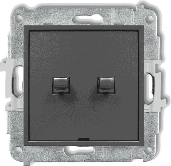 Picture of Karlik MINI cznik wiecznikowy w stylu amerykaskim grafitowy 11MWPUS-2