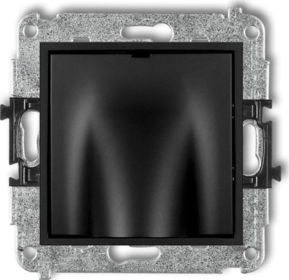 Picture of Karlik MINI Wypust kablowy czarny mat 12MWPK