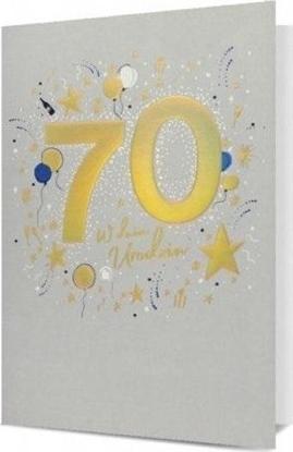 Picture of Karnet B6 Urodziny 70