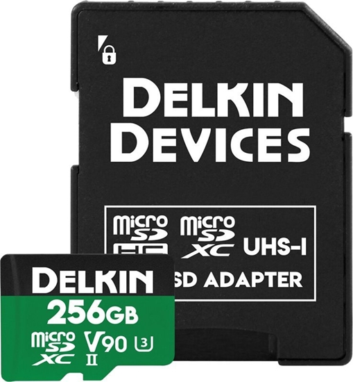Picture of Karta Delkin Power 2000x MicroSDXC 256 GB UHS-II/U3 V90 (DDMSDG2000256)