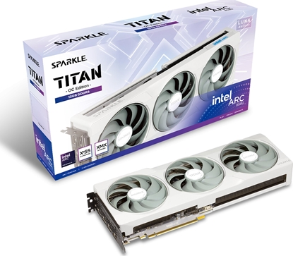 Attēls no Karta graficzna Sparkle Arc B580 Titan Luna OC 12GB GDDR6 (SB580TW-12GOC)