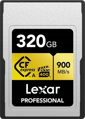 Attēls no Karta Lexar Professional Gold CFexpress 320 GB  (LCAGOLD320G-RNENG)