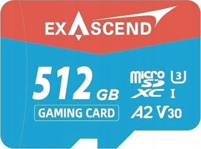 Picture of Karta pamici Exascend Gaming UHS-I micro 512GB
