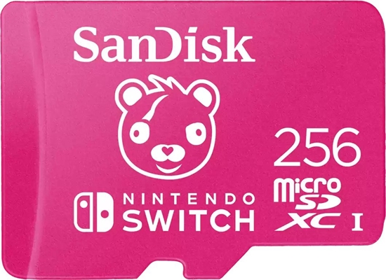 Изображение Karta SanDisk Nintendo Switch Fortnite MicroSDXC 256 GB Class 10 UHS-I/U3  (002154730000)