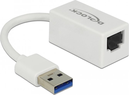 Изображение Delock USB Type-A Network Adapter Gigabit LAN 1 x RJ45 compact white