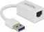 Picture of Delock USB Type-A Network Adapter Gigabit LAN 1 x RJ45 compact white