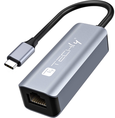 Attēls no Karta sieciowa Techly Techly USB 3.1 Typ C auf RJ45 Adapter