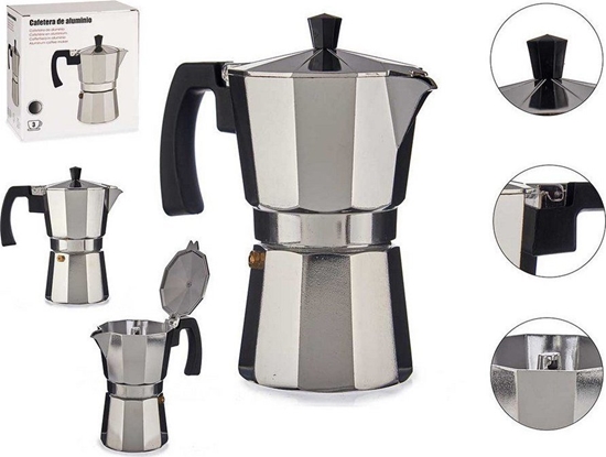 Изображение Kawiarka Bigbuy Home Woska Kafeterka 3 lky Aluminium