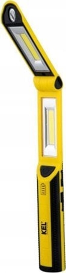 Изображение KEL Latarka warsztatowa akumulatorowa LED COB 3W+1W 2,6Ah Li-Ion /hak, magnes, powerbank/ LW-2PB