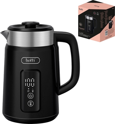 Picture of Kela CZAJNIK K-074ND LUIZ CZARNY 1.5 L Z REGULACJ TEMP. (40,50,60,70,80,90,100°C, PODW. CIANKI)