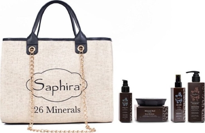 Picture of Kerastase Saphira Steppin-Out Bag plauk prieiros priemoni rinkinys: ampnas, kauk, daugiafunkc priemon plaukams, aliejus, rankin