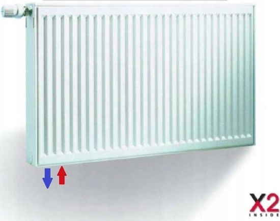 Изображение Kermi GRZEJNIK FTV 10 400/1400 KERMI higieniczny Z ZAWIESZENIAMI 481W LEWY