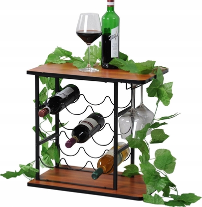 Attēls no Kesper Stojak na wino, metalowy