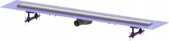 Picture of Kessel Odpyw liniowy prysznicowy Linearis Compact, L=1150, odpyw boczny DN50 z mat fabrycznie zamont.