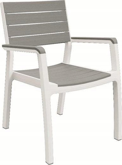 Изображение Keter Darza kresls Harmony Armchair balts/gaisi peleks 29201284