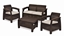 Изображение Keter Dārza mēbeļu komplekts Corfu Set brūns 8711245158266
