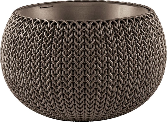 Picture of Keter Doniczka COZIES KNIT - S - brzowy