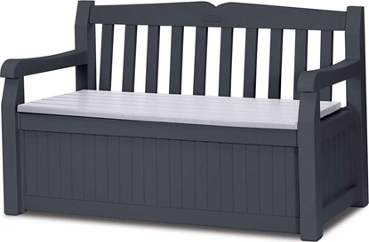 Picture of Keter awka ogrodowa ze schowkiem EDEN GARDEN BENCH BOX, grafitowy/jasny szary 250076 KETER