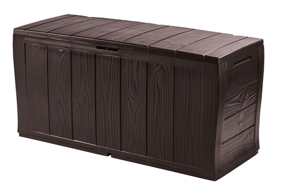 Изображение Keter Sherwood Storage Box uzglabāšanas kaste  270L brūna 29198596590