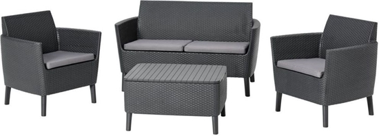 Picture of Keter Zestaw mebli ogrodowych SALEMO 2 - grafitowy