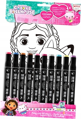 Attēls no Kolorowanka Koci Domek Gabi Malowanie po numerach 