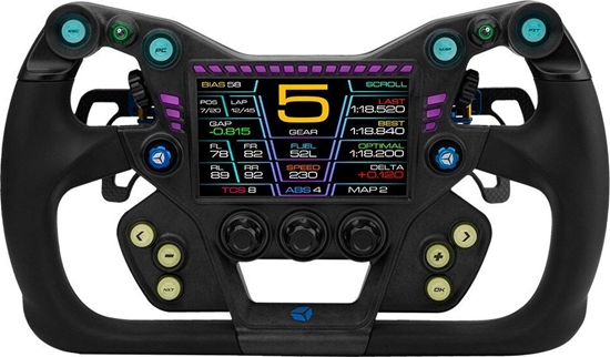 Изображение Kierownica Cube Controls GTX2 czarno-niebieska (GTX2-BLK300BLU)